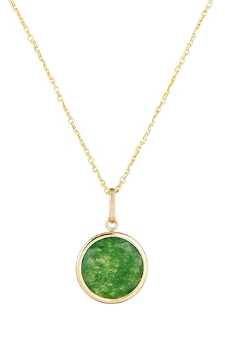 Pendentif Jade - Or jaune et jade
