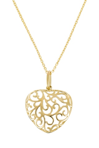Pendentif Ouvres-moi ton Cœur - Or jaune