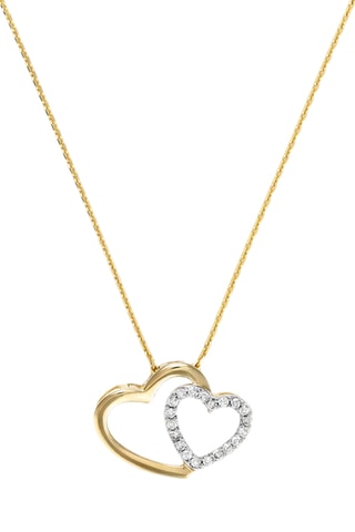 Pendentif Two Ever - Or jaune et diamants