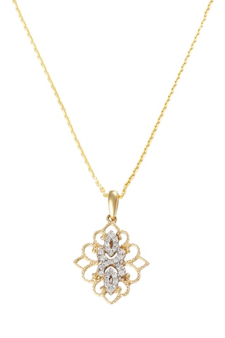 Pendentif Reflet d'Amour - Or jaune et diamants