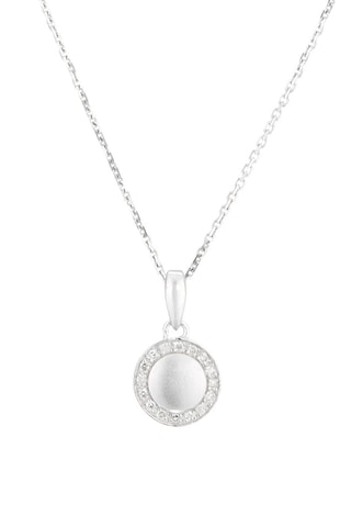 Pendentif Bergame - Or blanc et diamants