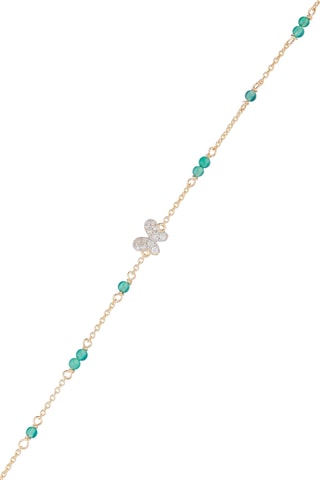Bracelet Mantola - Or jaune, diamants et agates