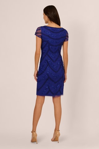 Robe droite - Bleu foncé