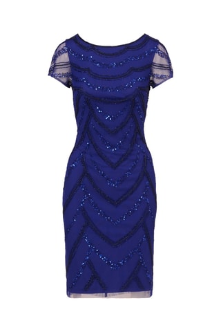 Robe droite - Bleu foncé