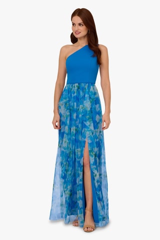 Robe asymétrique - Bleu