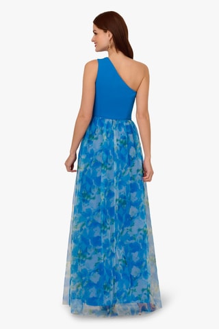 Robe asymétrique - Bleu
