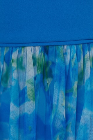 Robe asymétrique - Bleu