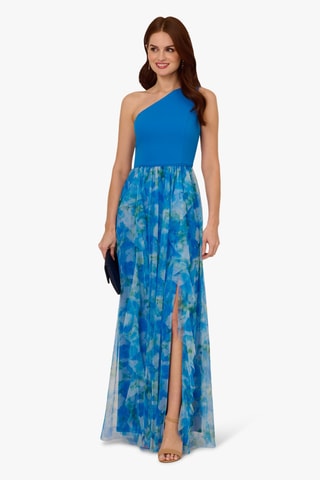Robe asymétrique - Bleu