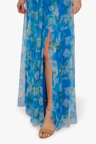 Robe asymétrique - Bleu