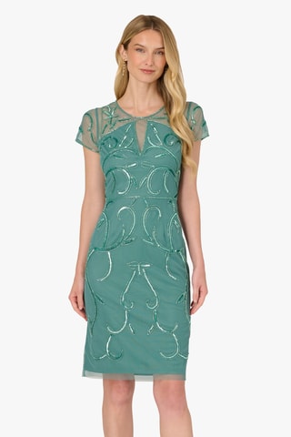 Robe fourreau - Vert