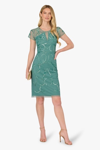 Robe fourreau - Vert
