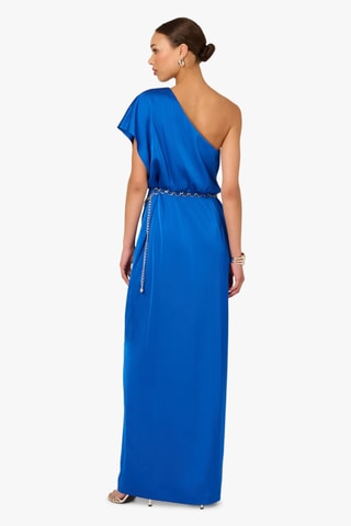 Robe asymétrique - Bleu foncé