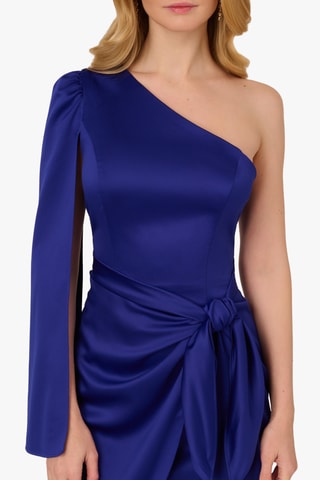 Robe asymétrique - Bleu