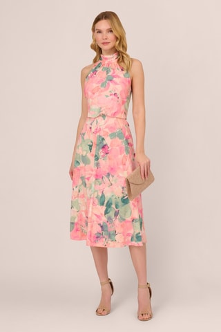 Robe midi sans manches - Bleu