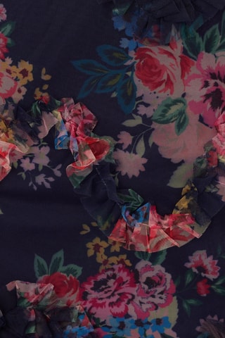 Robe volantée - Bleu marine