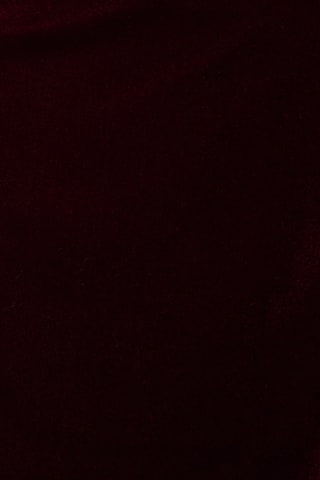Robe asymétrique en velours - Bordeaux