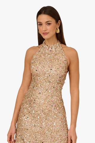 Robe droite - Beige