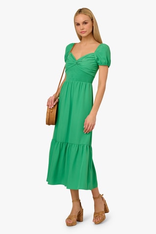 Robe midi - Vert