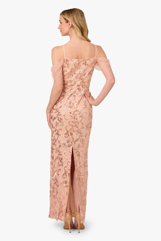 Robe longue - Doré rose