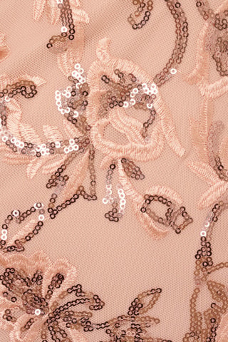 Robe longue - Doré rose