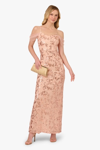 Robe longue - Doré rose
