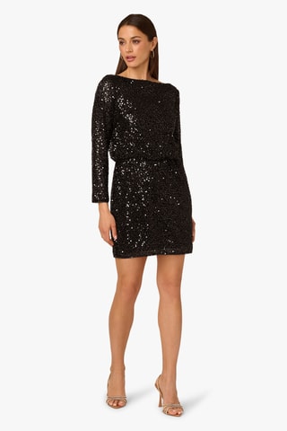 Robe droite - Noir