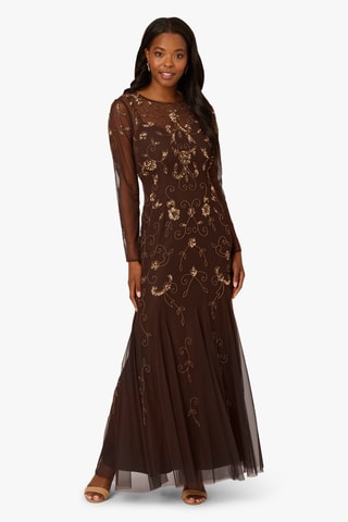 Robe longue - Marron