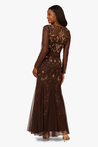 Robe longue - Marron