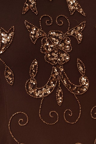 Robe longue - Marron
