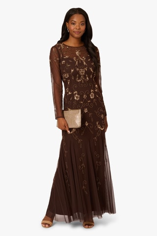 Robe longue - Marron