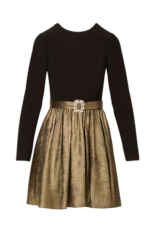 Robe patineuse - Doré et noir