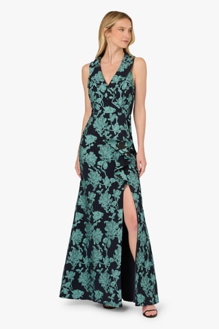 Robe longue - Bleu marine