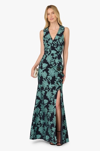 Robe longue - Bleu marine