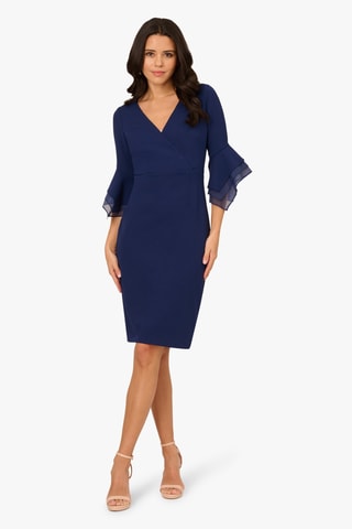 Robe fourreau - Bleu marine