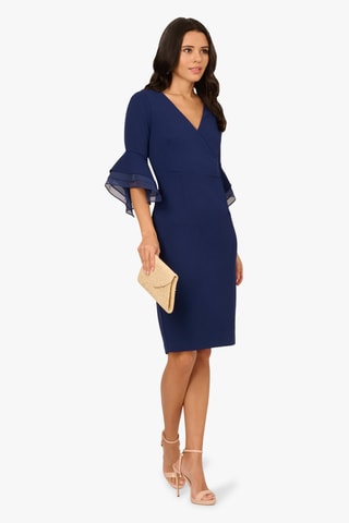 Robe fourreau - Bleu marine