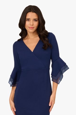 Robe fourreau - Bleu marine