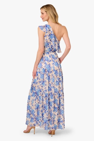 Robe asymétrique - Bleu