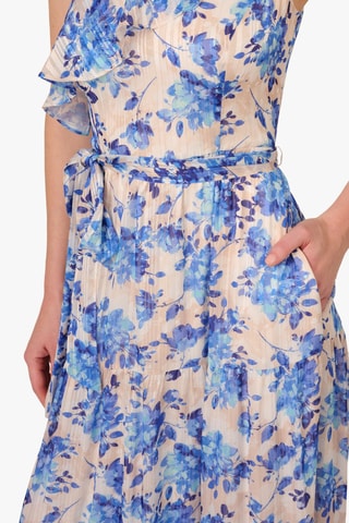 Robe asymétrique - Bleu