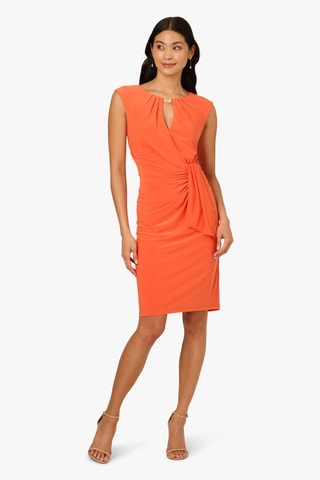Robe fourreau - Orange