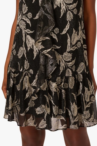 Robe patineuse - Noir et doré
