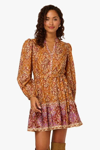 Robe patineuse - Marron