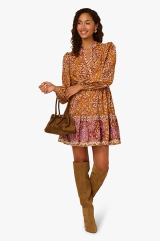 Robe patineuse - Marron