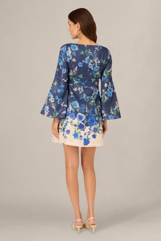 Robe droite - Bleu