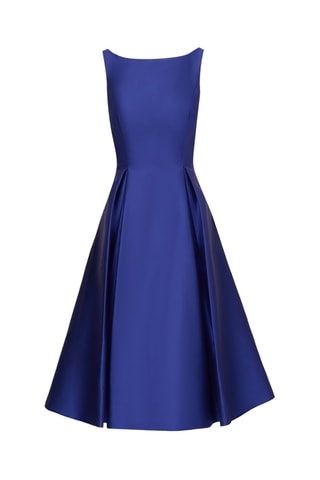 Robe midi sans manches - Bleu