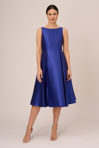 Robe midi sans manches - Bleu