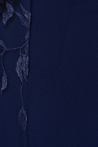 Robe asymétrique - Bleu marine