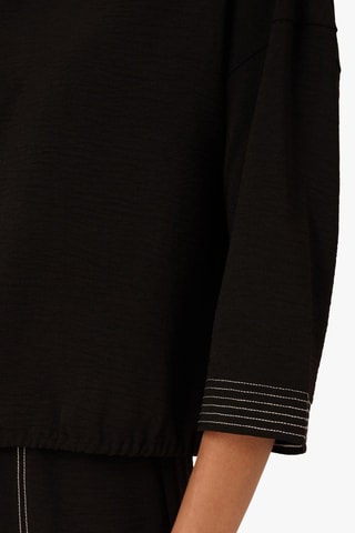 Blouse relaxed - Écru et noir