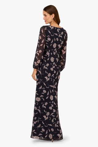 Robe longue - Bleu marine