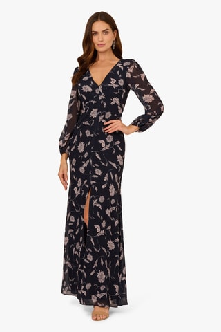 Robe longue - Bleu marine