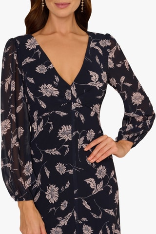 Robe longue - Bleu marine